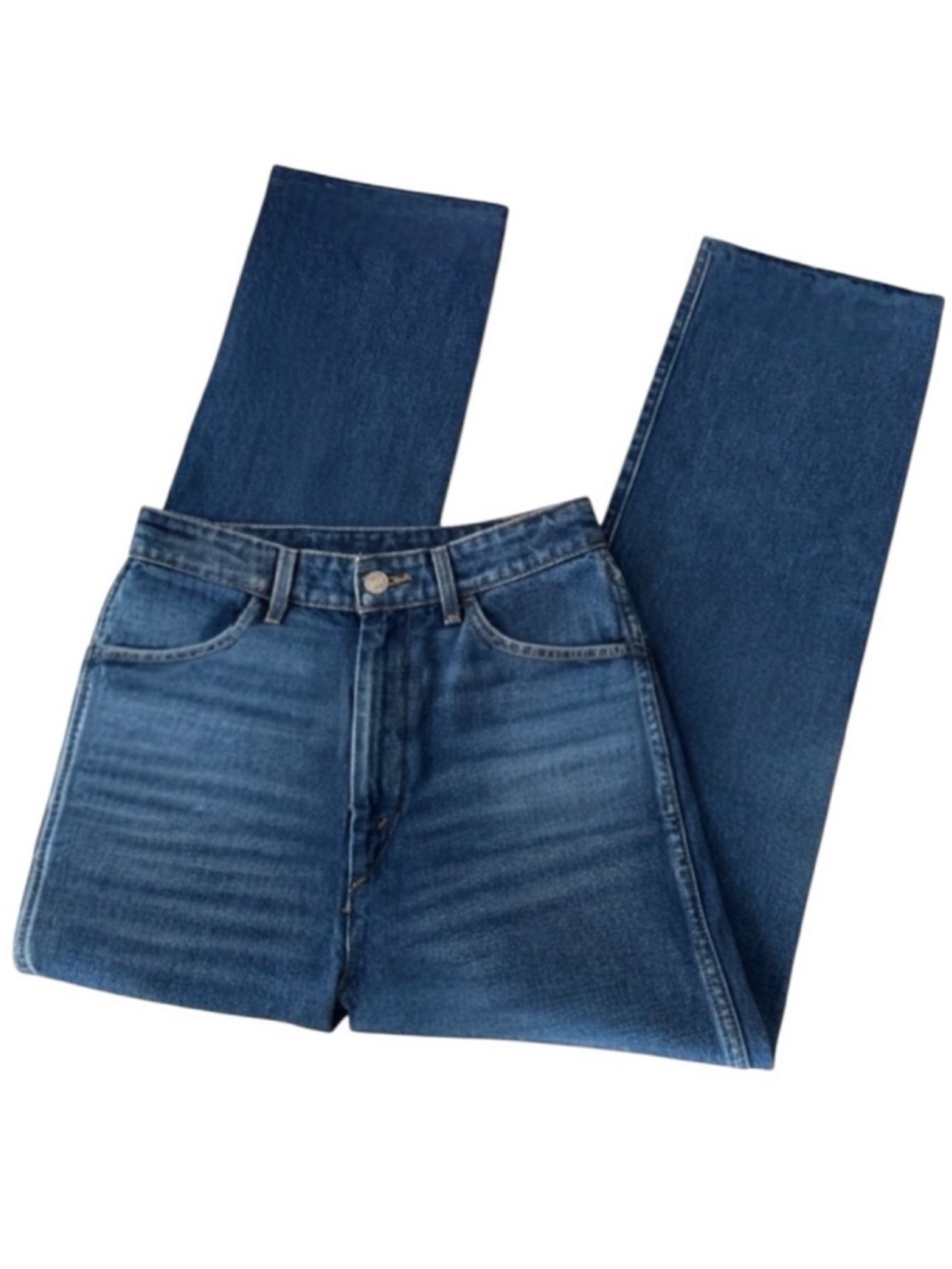 Re/Done 90’s Inspired High Waisted Straight Leg Jeans